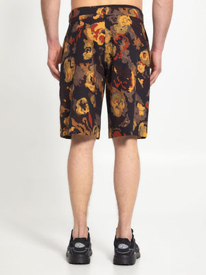 DIOR HOMME Men's Multicolor Seersucker Bermuda Shorts from the Charleston Collection