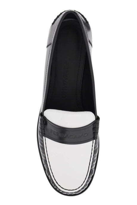 FERRAGAMO Luxurious Leather Loafers for Women in Mixed Colors