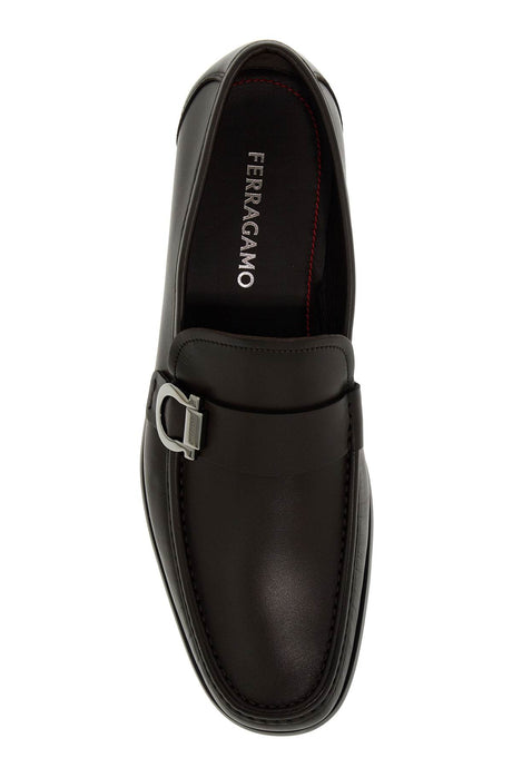 FERRAGAMO SMOOTH LEATHER LOAFERS