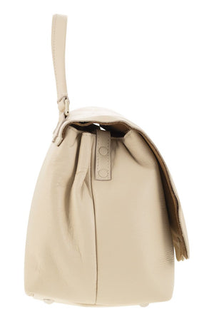 ZANELLATO Versatile Vanilla Handbag - S Size, Removable Strap, Padded Design