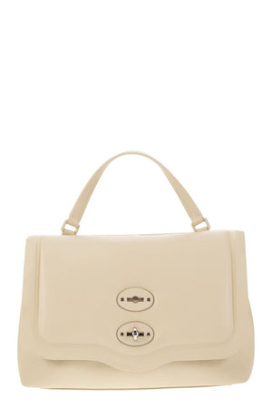 ZANELLATO Versatile Vanilla Handbag - S Size, Removable Strap, Padded Design