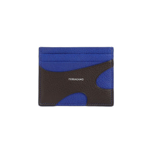 FERRAGAMO Sophisticated Leather Credit Card Case for Men