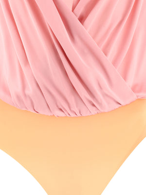 PINKO Pink Silk Bodysuit for Women | Soft and Stylish One-Piece for SS24