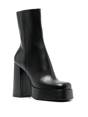 VERSACE Stylish Black Platform Boots for Women in FW23