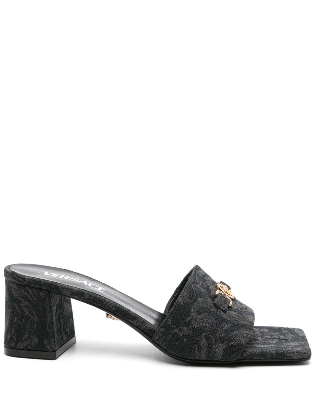 VERSACE Versatile and Chic: Baroque Print Flat for Women