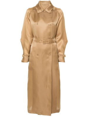 MAX MARA Luxurious Silk Overcoat for the Modern Woman - SS24 Collection