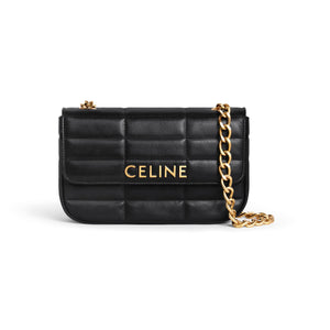 CELINE Luxurious Black Shoulder Handbag for the Modern Fashionista