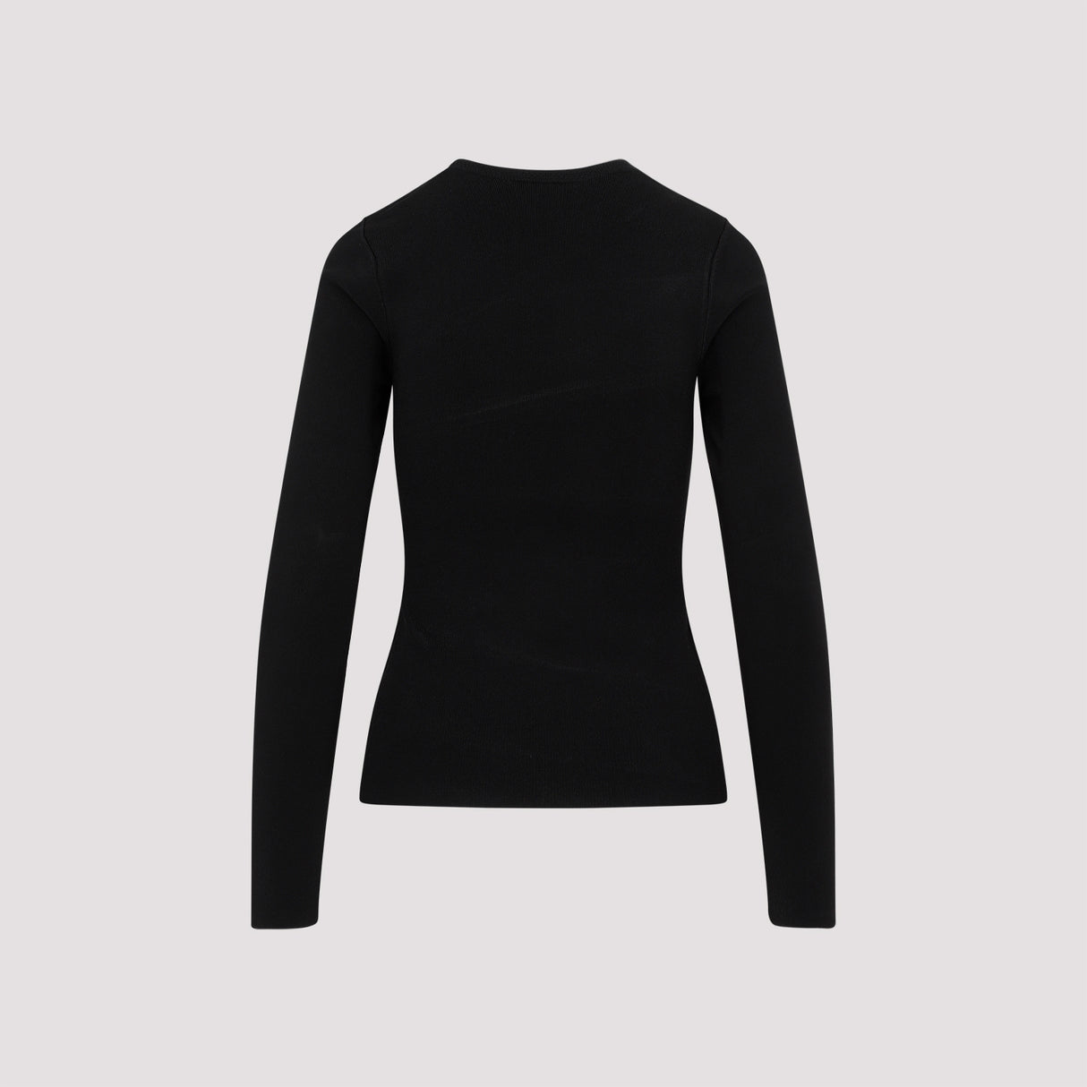VICTORIA BECKHAM Women's Asymmetric Cut Out Top in Black for FW23