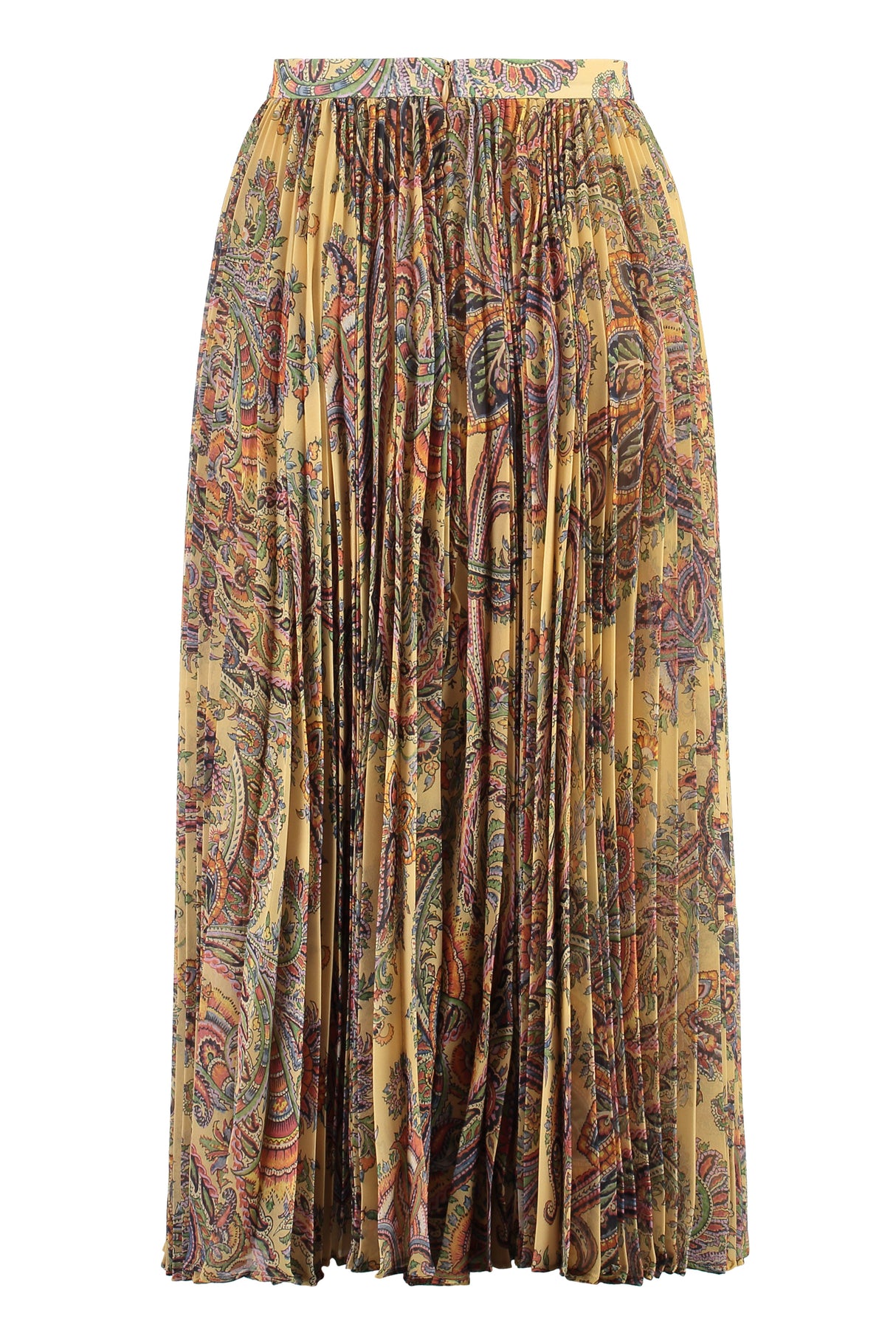 ETRO Stylish Pleated Long Skirt for the Modern Woman