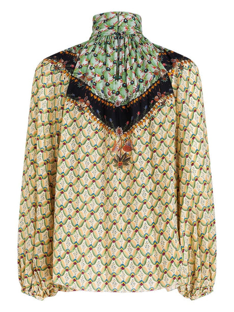 ETRO Floral Print Silk Top for Women - FW23 Collection