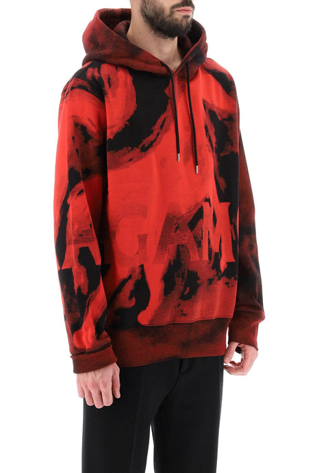 FERRAGAMO Luxurious Mustang Print Hoodie for Men - Fall/Winter 2024 Collection