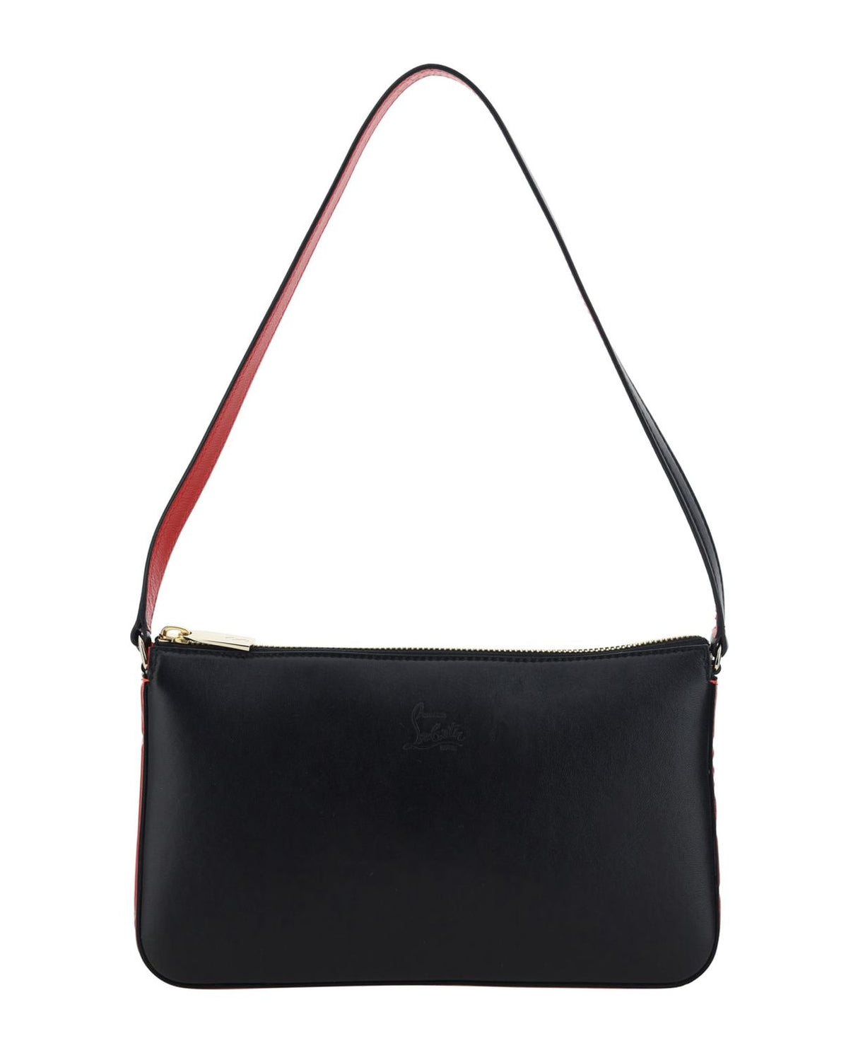 CHRISTIAN LOUBOUTIN Luxe Black Pouch Handbag for Women - SS24 Collection