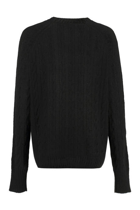 ETRO Luxurious Black Cashmere Crew-Neck Sweater for Women - FW23