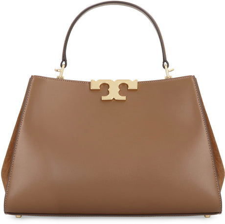 Saddle Brown Leather Boston Handbag for Women (牛津红手柄女式手提包)