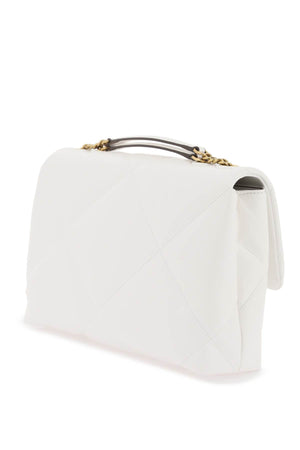 TORY BURCH Quilted Leather Shoulder Bag in White for Women