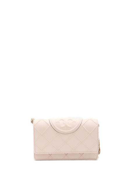 TORY BURCH FLEMING SOFT GRAINED CHAIN WALLET