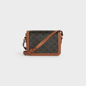 CELINE Beige Triomphe Teen Handbag for Women - 2024 FW22 Collection