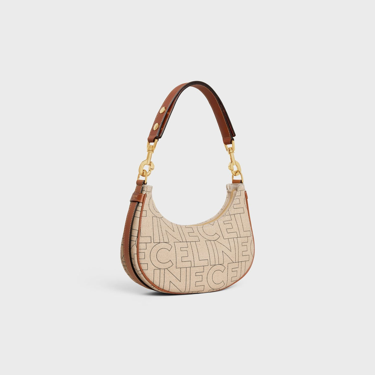 CELINE Tan Medium Ava Shoulder Bag for Women - SS23 Collection