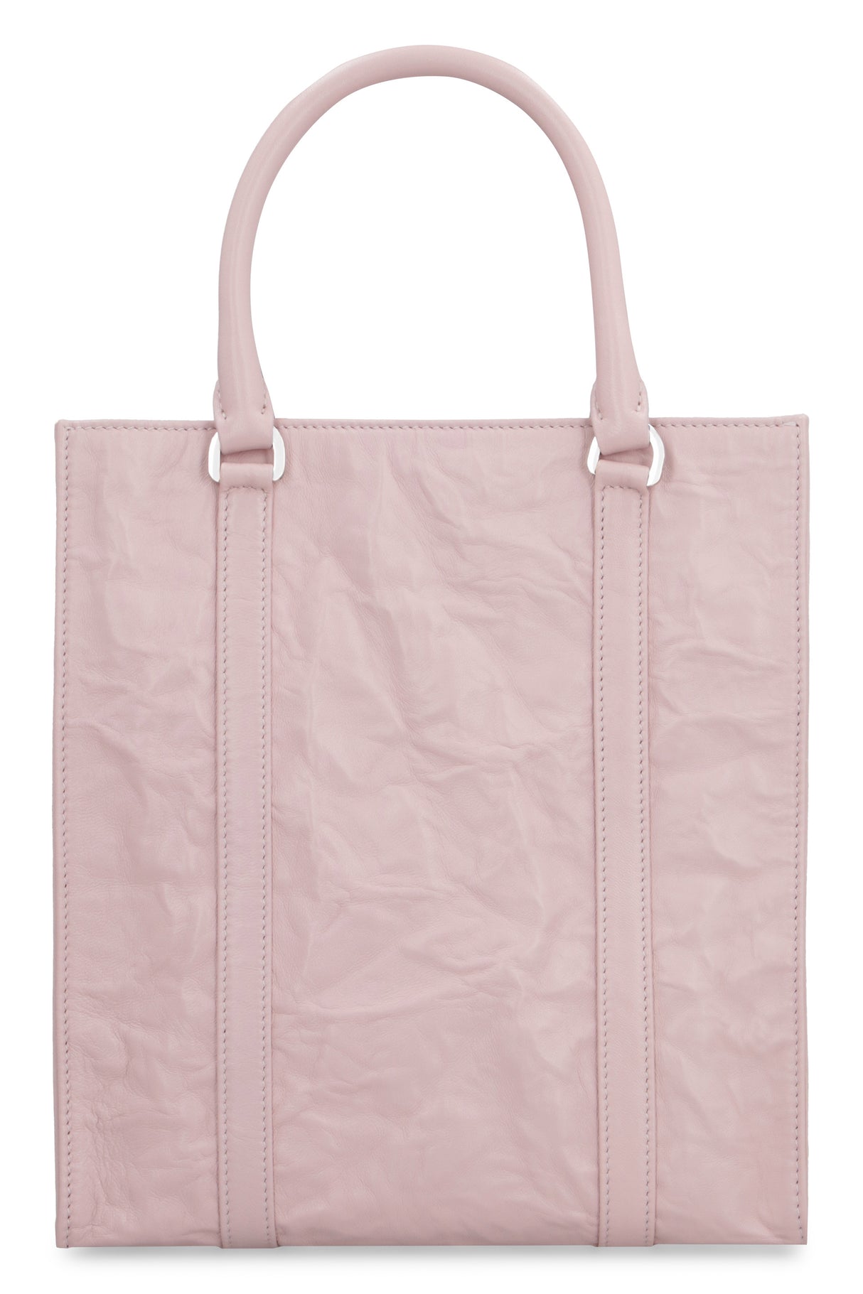 粉色皱皮女士手提包