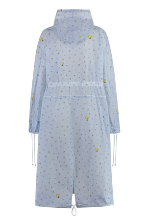 MONCLER Peanuts Print Hooded Raincoat for Women