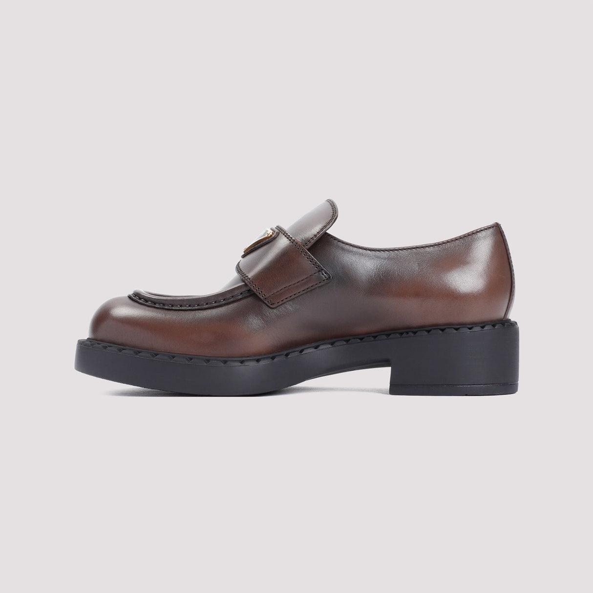 PRADA 100% Leather LEATHER LOAFERS