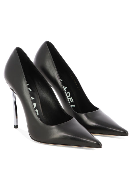 CASADEI Black PUMPS for Women - Pointed Toe Slip-On Shoes for FW23