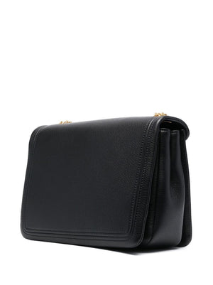VALENTINO GARAVANI Black I Calf Leather Shoulder and Crossbody Bag for Women - FW22