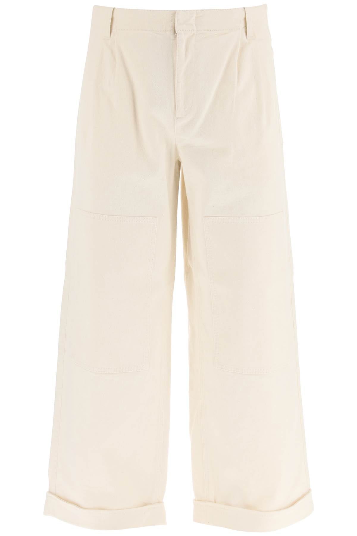 ETRO Men's White Wide Leg Pants for SS23 Collection