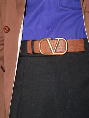 VALENTINO GARAVANI Reversible Buckle Belt for Men - SS23 Collection