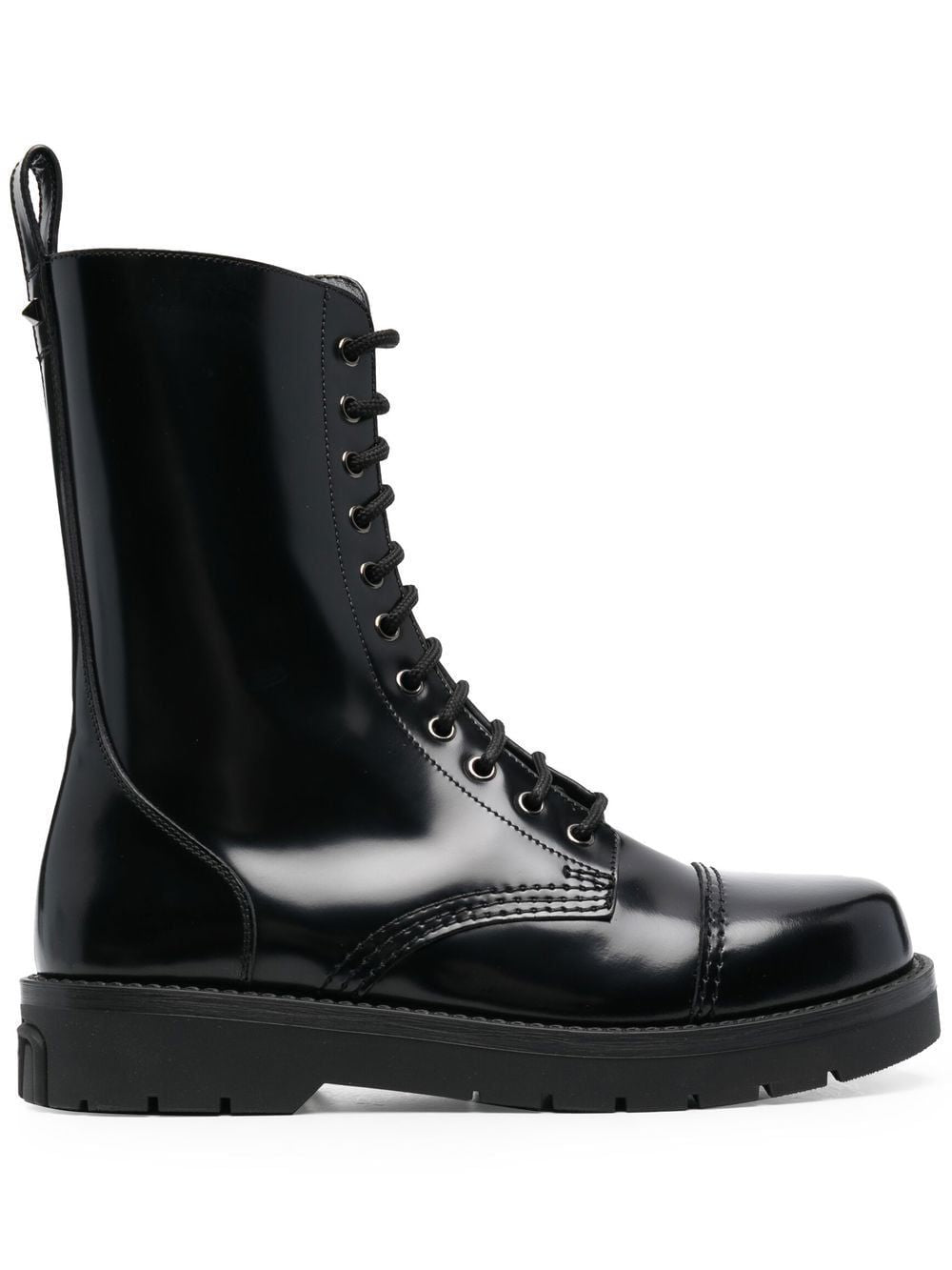 VALENTINO GARAVANI Stylish Black Combat Boots for Men - FW22 Collection