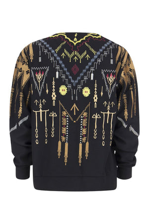 Geometric Embroidered Crew-Neck Sweatshirt for Men from the ETRO SS22 Collection