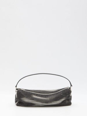 ALEXANDER WANG Luxury Mesh Handbag with Crystal Accents