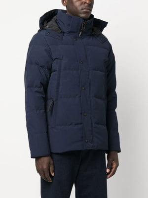 CANADA GOOSE Navy Wyndham Parka Jacket for Men - FW23 Collection
