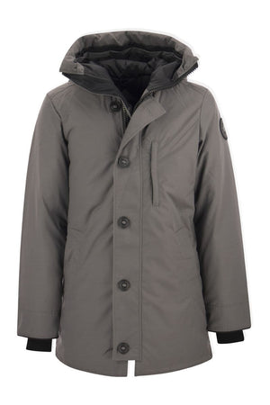 CANADA GOOSE Men's Grey Winter Parka Jacket - Ultimate Defense Against the Cold