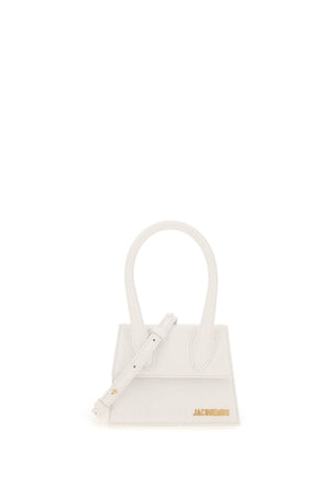 JACQUEMUS Chic White Leather Shoulder Bag - SS24 Collection