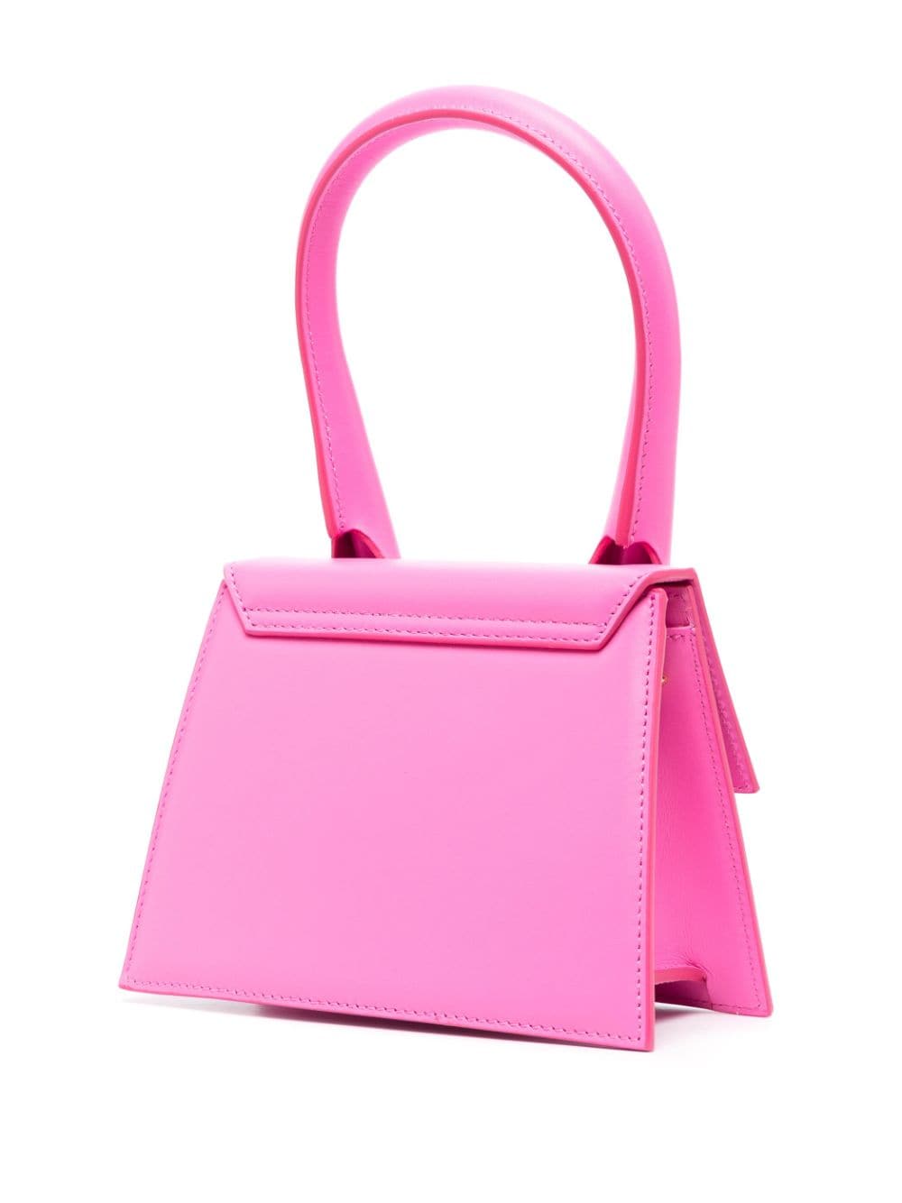 粉红天然皮革手提包 - FW23系列