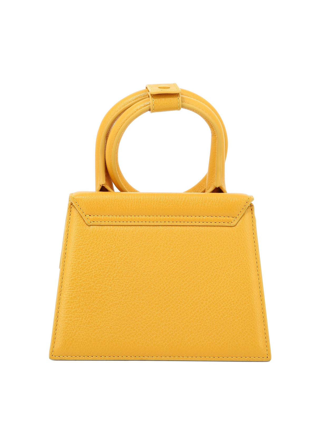 JACQUEMUS Orange Leather Top-Handle Handbag for Women