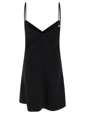 COURREGÈS Black Ellipse Dress for Women - SS24 Collection