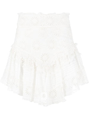 ISABEL MARANT Women's White Skirt for SS22 Collection