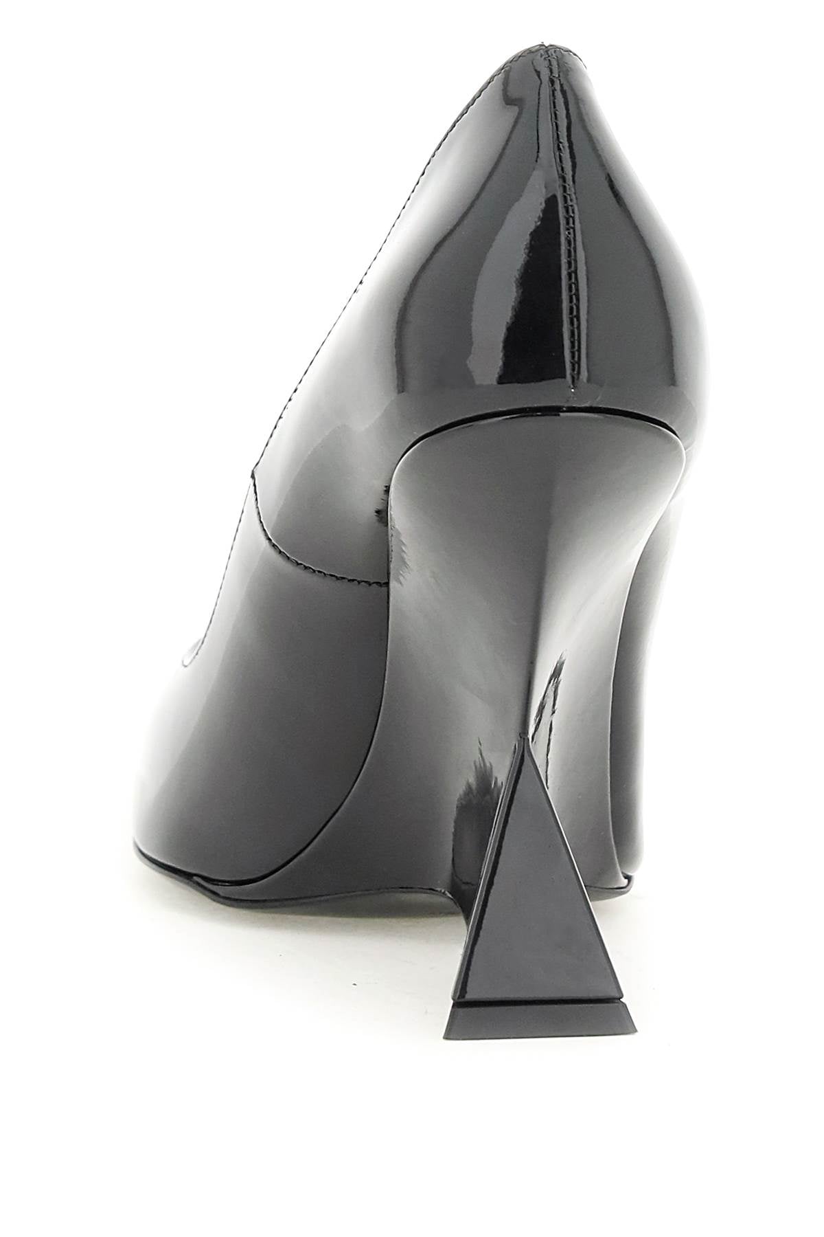 THE ATTICO Sculptural Patent Leather Pumps for Women