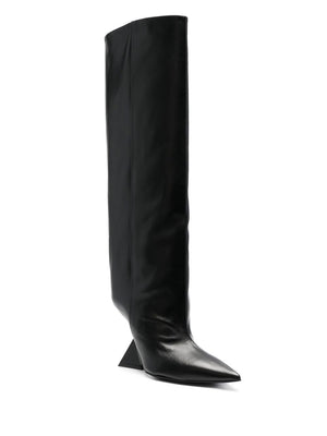 THE ATTICO Sleek BLACK TOCON Boots for Women - FW23