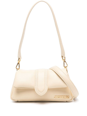 JACQUEMUS Ivory Leather Shopping Bag for Women - SS24 Collection