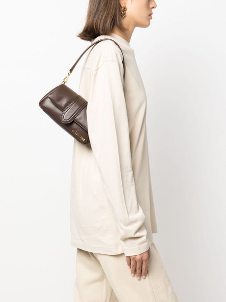时尚中号棕色羊皮女式购物袋