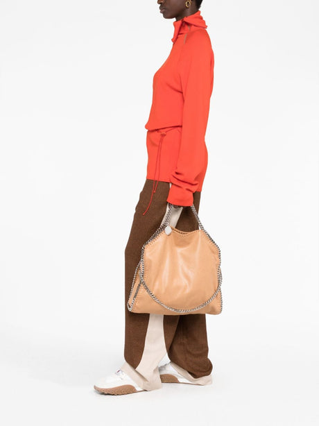 STELLA MCCARTNEY Eco-Friendly Brown Tote Handbag for Women - SS23 Collection