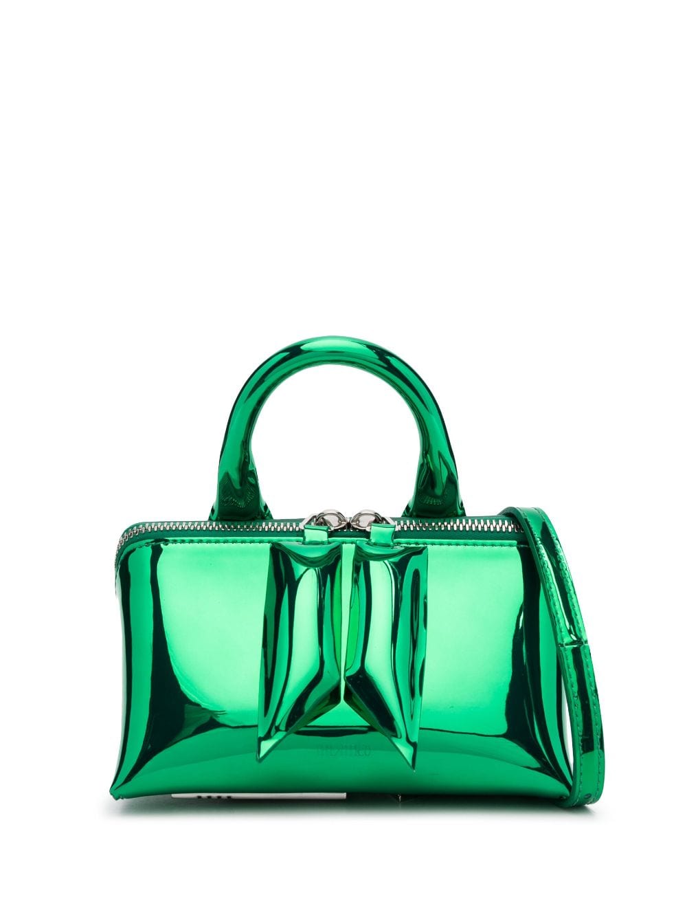 THE ATTICO Emerald Green Mini Crossbody Handbag for Women