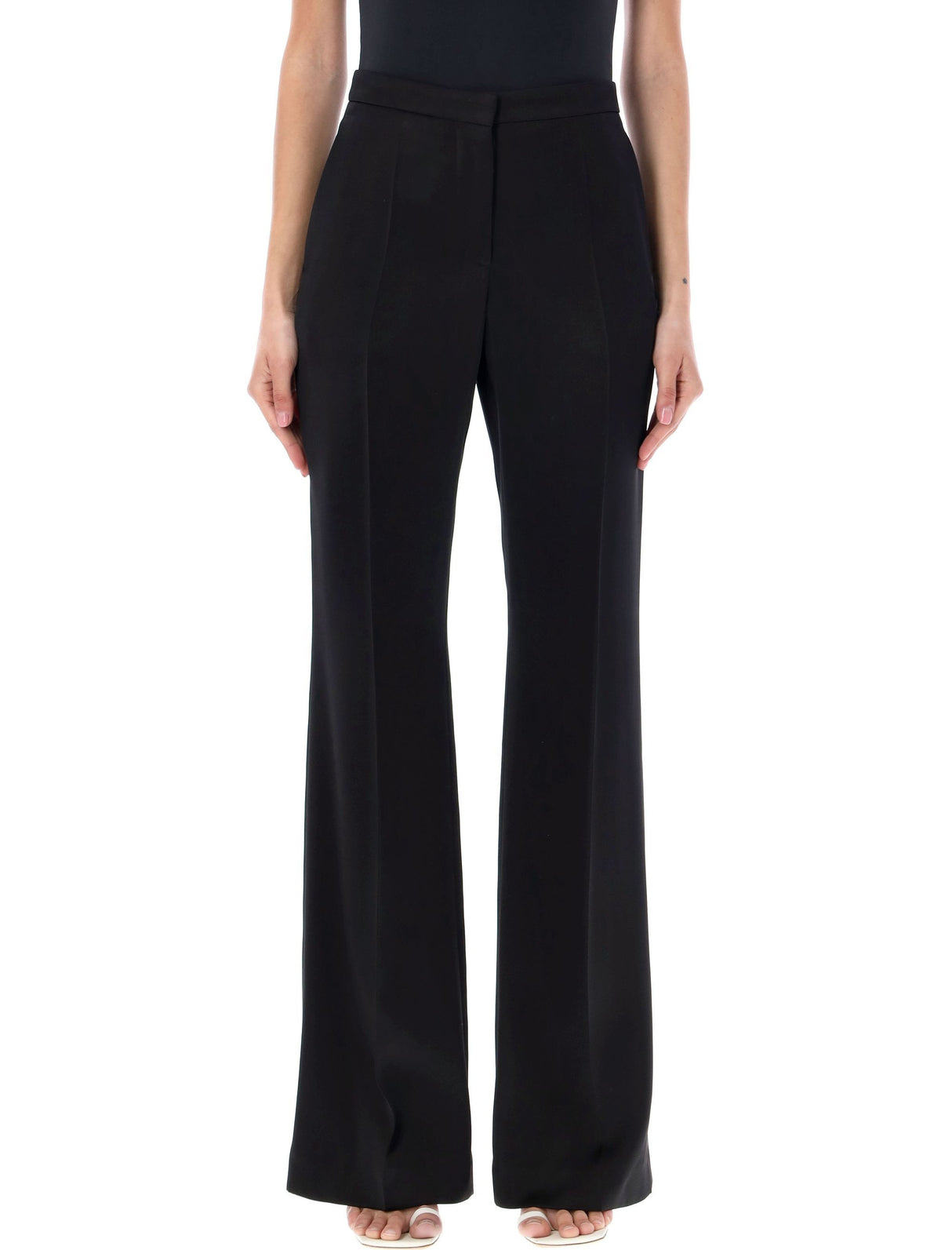 GIVENCHY Stylish and Classic Flare Tailoring Pants for Women - Black