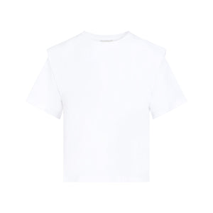 简约白色女装纯棉T恤-SS24系列