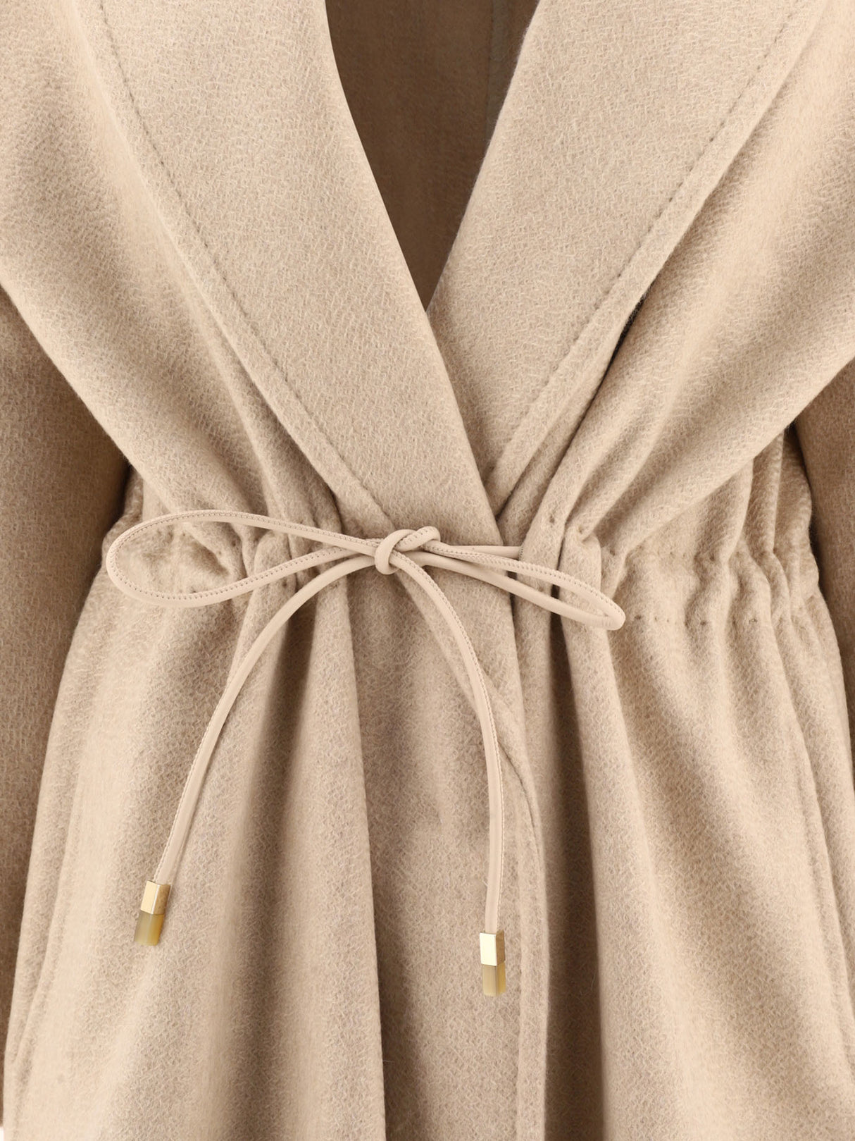 MAX MARA Tan Oversized Cashmere Jacket for Women - SS24 Collection