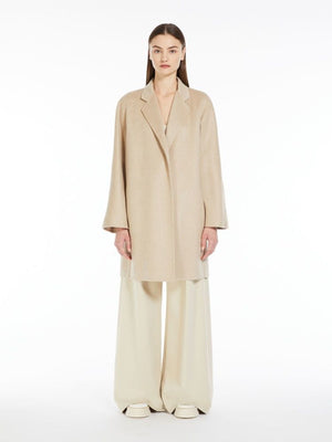 MAX MARA Luxurious Beige Cashmere Jacket for Women - Spring/Summer 2024 Collection!