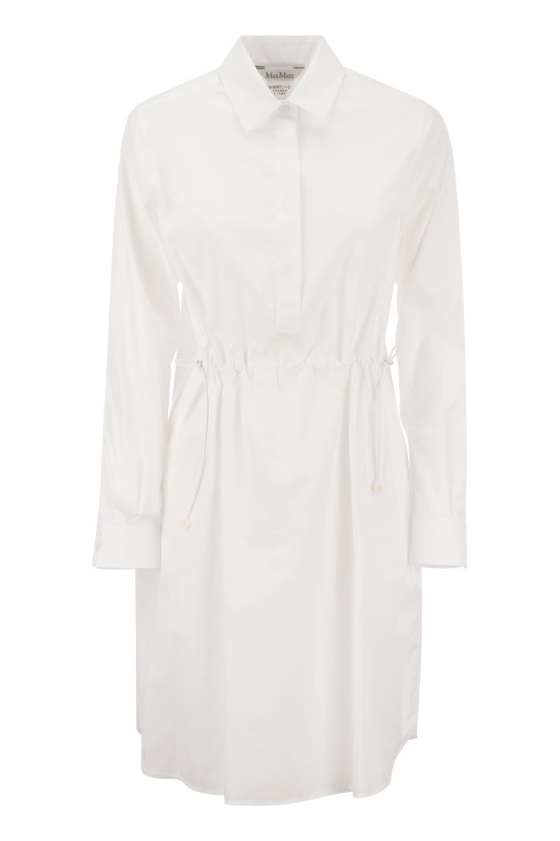 MAX MARA White Cotton Dress for Women - SS24 Collection